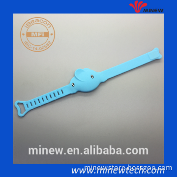 Customized OEM/ODM children anti lost wristband ibeacon
